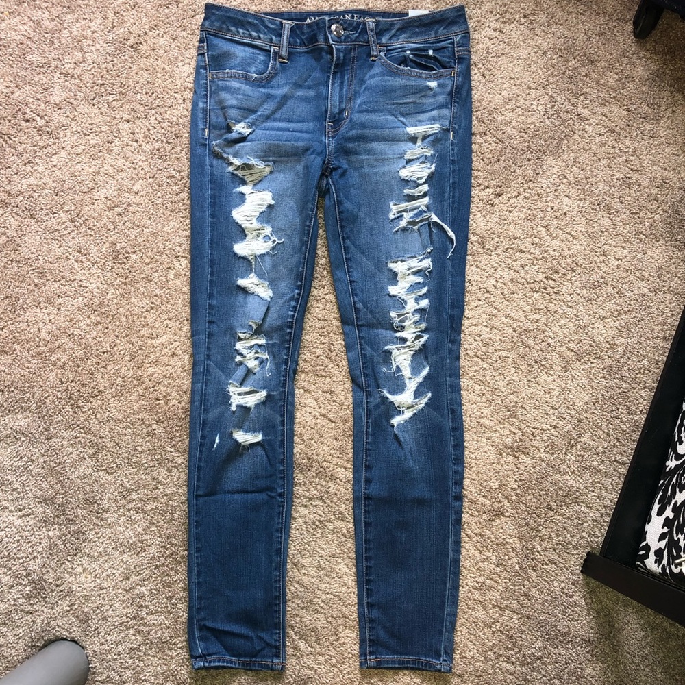 American Eagle Ripped Jeggings